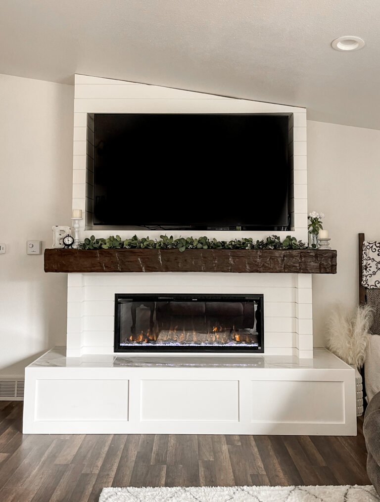 Revamp Your Living Room with a DIY Fireplace Makeover